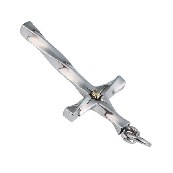 925 Sterling Silver Modern & Minimalist Cross Necklace: Elegant Blend of Faith and Fashion