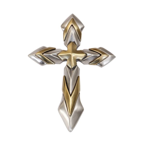 925 Sterling Silver Vintage & Classic Cross Necklace: A Modern Interpretation of the Sacred Sigil