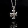 925 Sterling Silver Vintage & Classic Cross Necklace: Ancient Elegance Meets Spiritual Symbolism