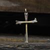 925 Sterling Silver Modern & Minimalist Cross Bone-shaped Necklace: Showing Personality in Simplicity