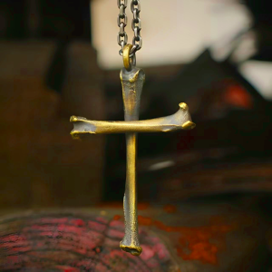 925 Sterling Silver Modern & Minimalist Cross Bone-shaped Necklace: Showing Personality in Simplicity