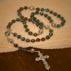 Divine - Inspired Lake - Blue Cloisonné Rosary: A Christian's Spiritual Anchor