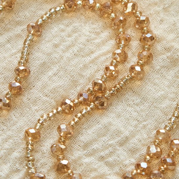 Christianartworkshop Champagne Crystal Our Lady of Guadalupe Rosary: A Divine Sparkle