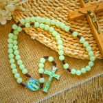 Glow in Dark Luminous Beads Prayer Rosary: Light Your Faith Way
