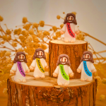 5/10/20/30pcs Glow-in-the-dark Colorful Mini Jesus Figurine with Jesus Love you