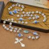 PRAYERFUL FAITH: Handmade Floral Lily of the Vally Beads Rosary