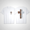 Camo Cross Christian T-Shirt with Philippians 4:13 Verse