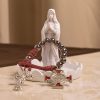 PRAYERFUL FAITH: All-Place Portable Paracord Pocket Rosary with Crucifix & St. Benedict