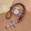PRAYERFUL FAITH: All-Place Portable Paracord Pocket Rosary with Crucifix & St. Benedict