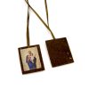 Blessed Brown Wool Scapular of Sacred Heart of Jesus and Virgin Mary