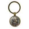 Soulful Light Shadow St. Michael the Archangel Keychain: Profound Sign of Spiritual Defense