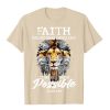 Christianartworkshop Religious Faith Lion Cross Graphic Unisex T-shirt