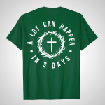 Christian Artworkshop Unisex T-Shirt with Thorn Crown Cross Design