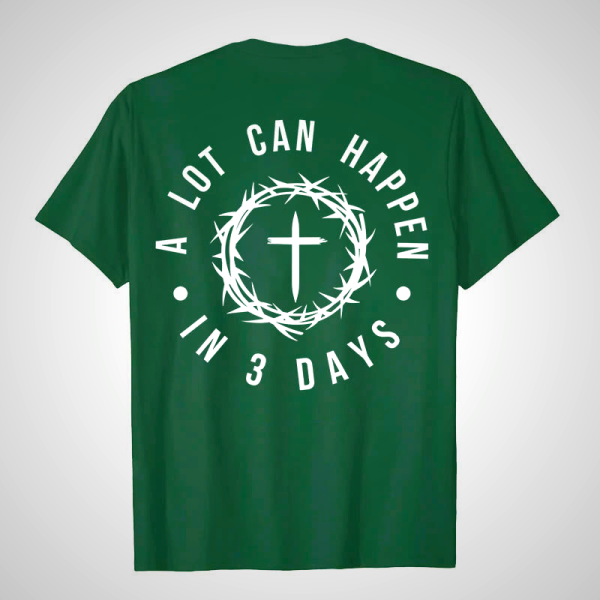 Christian Artworkshop Unisex T-Shirt with Thorn Crown Cross Design