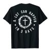 Christianartworkshop A Lot Can Happen In 3 Days Thorn Crown Cross Unisex T-shirt