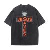 Christianartworkshop Jesus Saves Cross Graphic T-Shirt