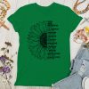 Christianartworkshop Sunflower Thankful Grateful Blessed Women's T-shirt
