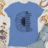 Christianartworkshop Sunflower Thankful Grateful Blessed Women's T-shirt