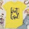 Christianartworkshop Inspirational 'But God' Graphic Women's T-shirt