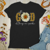 With God All Things Are Possible Christian Women's T-Shirt