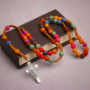 Multicolor Prayer Rose Beads Rosary