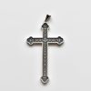 Retro Sterling Silver Amulet INRI Cross Pendant Necklace: A Emblem of Grace
