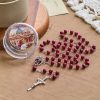 Pope Leo XIV Red Wood Beads Rosary Commemorating: A Spiritual Treasure