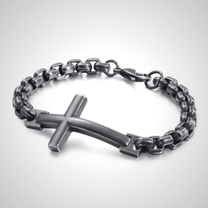 Christian Artworkshop Multicolor Cross Bracelet - Minimalist Faith Design