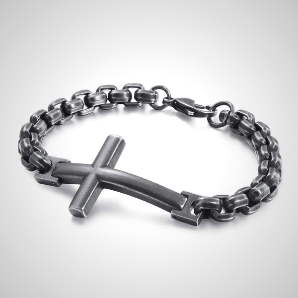 Christian Artworkshop Multicolor Cross Bracelet - Minimalist Faith Design