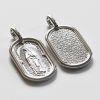 925 Sterling Silver Elegant Our Lady of Guadalupe Pendant Necklace