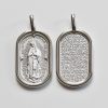 925 Sterling Silver Elegant Our Lady of Guadalupe Pendant Necklace