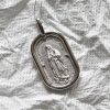 925 Sterling Silver Elegant Our Lady of Guadalupe Pendant Necklace