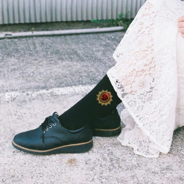 Christianartworkshop Divine Love Sacred Heart of Jesus Crew Socks: Walk in Devotion