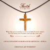 FAITH AS YOUR ARMOR: Jesus Crucifix Wooden Necklace