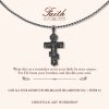 Christianartworkshop FAITH AS YOUR ARMOR: Orthodox Jesus Crucifix Necklace