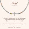 FAITH AS YOUR ARMOR: Delicate Minimalist Cross Bracelet