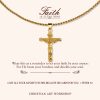 FAITH AS YOUR ARMOR: Crucifix Pendant Charm Necklace