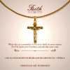 FAITH AS YOUR ARMOR: Crucifix Pendant Charm Necklace