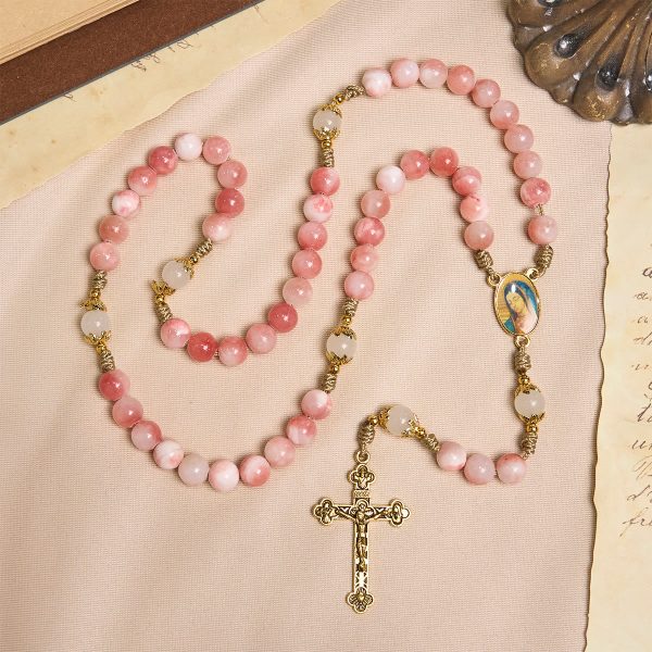 Thanksgiving Gift: Immaculate Heart of Mary Rosary + Thanksgiving Card | Expressing Gratitude Through Faith