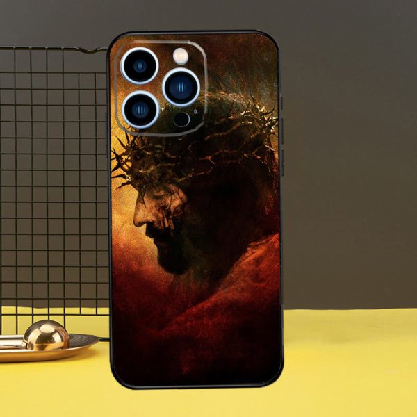 Sacred Jesus Portrait Phone Case: A Divine Guardian for Your Device