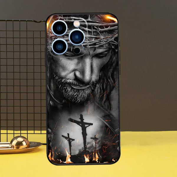 Sacred Jesus Portrait Phone Case: A Divine Guardian for Your Device