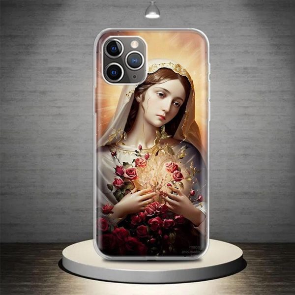 Blessed Our Lady Phone Case: Spiritual Elegance for Your Device