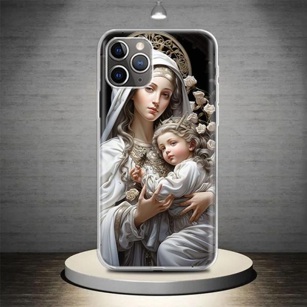 Blessed Our Lady Phone Case: Spiritual Elegance for Your Device