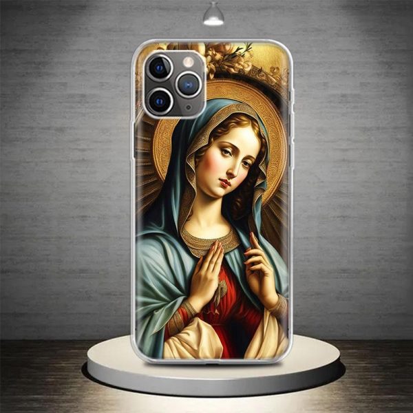 Blessed Our Lady Phone Case: Spiritual Elegance for Your Device