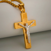 Elegant Crucifix Necklace - Symbol of Devotion in 4 Styles