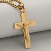 Christianartworkshop Elegant Crucifix Necklace Symbol of Devotion Available in Four Shades