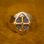 Vintage Style Faith Cross Ring in 925 Silver for Daily Devotion