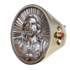 Sacred Heart Jesus Ring in 925 Silver: Symbol of Love and Sacrifice