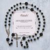 PRAYERFUL FAITH: Floral Rose Beads Multicolor Polyhedral Rosary with Gift Card