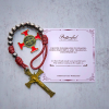 PRAYERFUL FAITH: All-Place Portable Paracord Pocket Rosary with Crucifix & St. Benedict